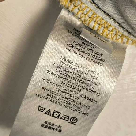 Free People We The Free Women's Jeans 27 Maggie Mid Rise Loose Straight Cropped - Picture 5 of 9